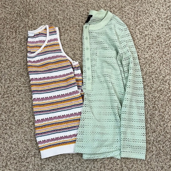 Ann Taylor Tops - Perforated Shirt Bundle Ann Taylor & Mainstreet Boutique - Size Medium